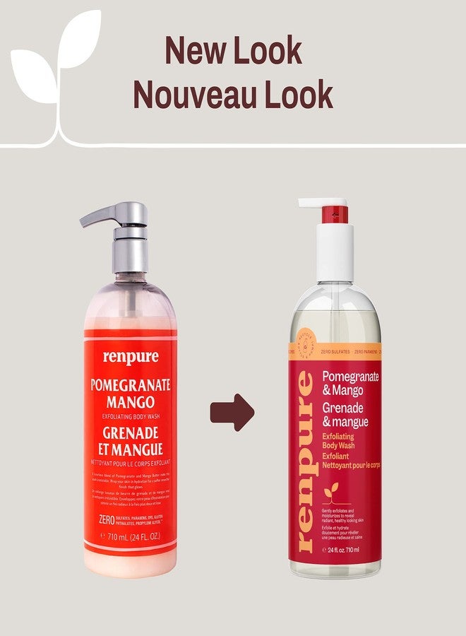 Renpure Originals pomegranate & mango body wash, 24 Ounce - Image 2