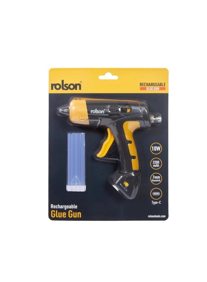 Rolson USB Rechargeable Glue Gun 70517 | USB Powered, Wireless, Foldable Stand & Adjustable Glue Depth for Crafts & DIY - Image 2