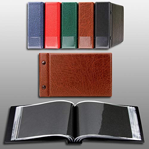 Prophila Collection Prophila Small Album for 100 Postcards and Letters up to 190 x 125 mm Brown - Image 3