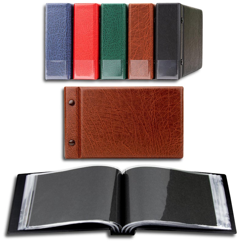 Prophila Collection Prophila Small Album for 100 Postcards and Letters up to 190 x 125 mm Brown - Image 2