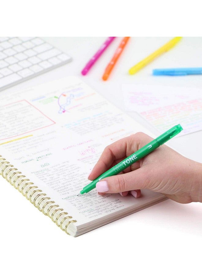 Tombow 61526 Twintone Marker Set, Rainbow, 12-Pack. Double-Sided Markers Perfect For Planners, Journals, Doodling, And More!  - Image 2