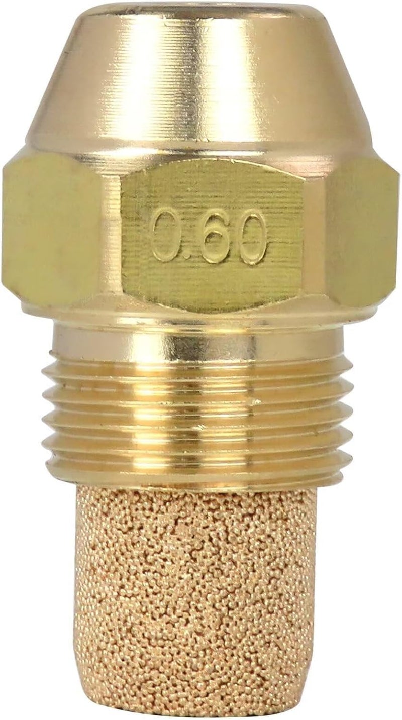 Upgraded .60-90Degree Hollow Oil Burner Nozzle Replacement for Delavan .60 GPH 90 Degree Spray Nozzle by HEKUTU - Image 1