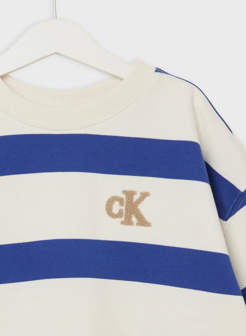Calvin Klein Jeans STRIPED MODERN COMFORT CN