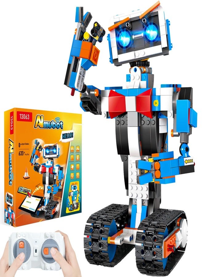 أو كي كي ألعاب بناء الروبوتات من أوك للأولاد، مشاريع STEM للأطفال من سن 8 إلى 12 عامًا، مجموعة بناء روبوتات تعليمية قابلة لإعادة الشحن، يتم التحكم فيها عن بُعد وعبر تطبيق، هدية مثالية للفتيات. - Image 1