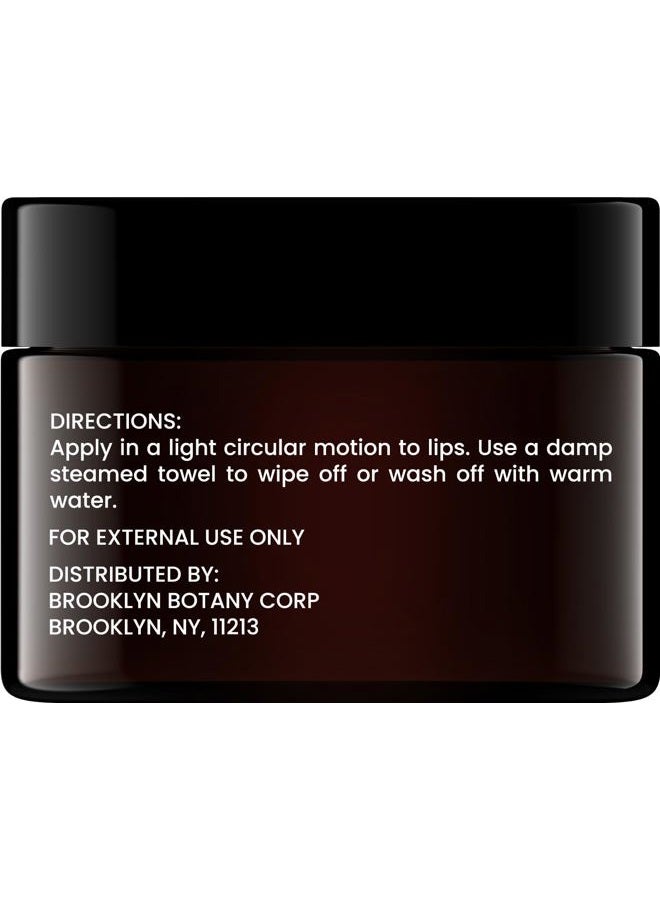 Brooklyn Botany Lip Scrub Exfoliator 1 oz – Lip Moisturizer for Dry Lips and Chapped Lips – Gentle Lip Exfoliator for Smooth and Brighter Lips – Vanilla Flavor - Image 2