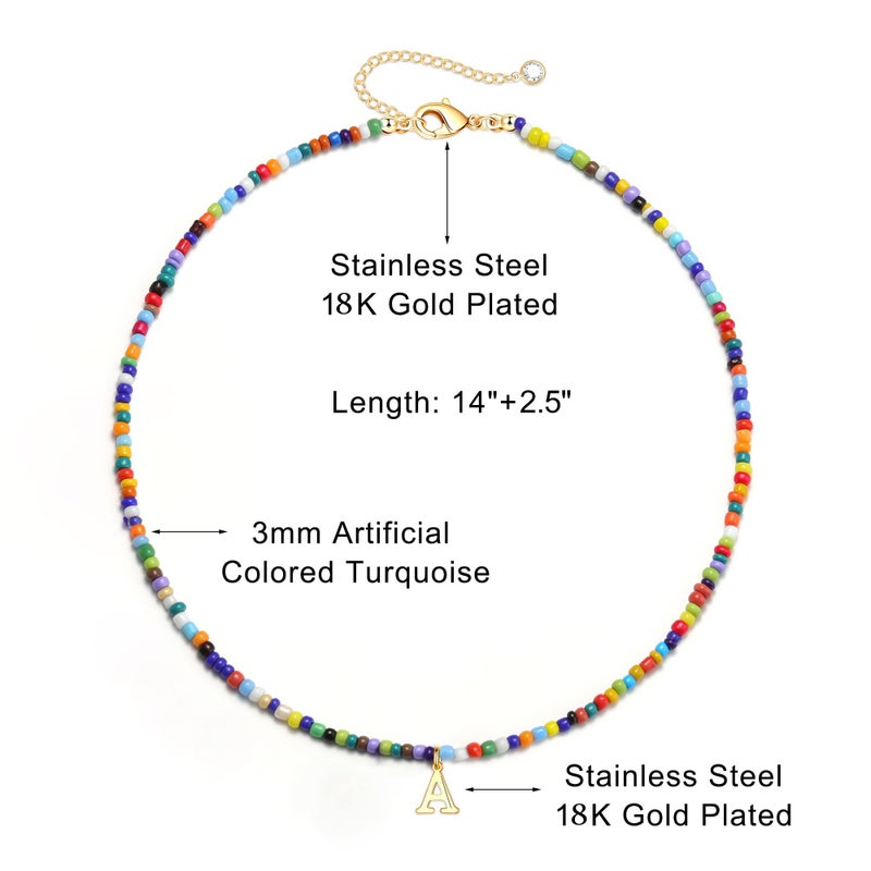 Yoosteel Easter Basket Stuffers for Teen Girl Gifts Trendy - 5 6 7 8 9 10 11 12 13 14 15 Year Old Girl Birthday Easter Gifts for Kids Initial K Necklace for Girls Kids Jewelry - Image 5