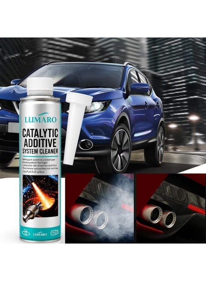 منظف ​​المحول الحفاز (Catalytic Converter) من LUMARO - مضاف لنظام الوقود (300 مل) - منظف متعدد الأغراض لأنظمة العادم الحفازة في محركات البنزين - عناية بنظام الوقود ودعم لأداء المحرك - إزالة رواسب الكربون - تركيبة تعزز كفاءة استهلاك الوقود - مزود بفوهة صب (ERPCL-4006). - Image 4