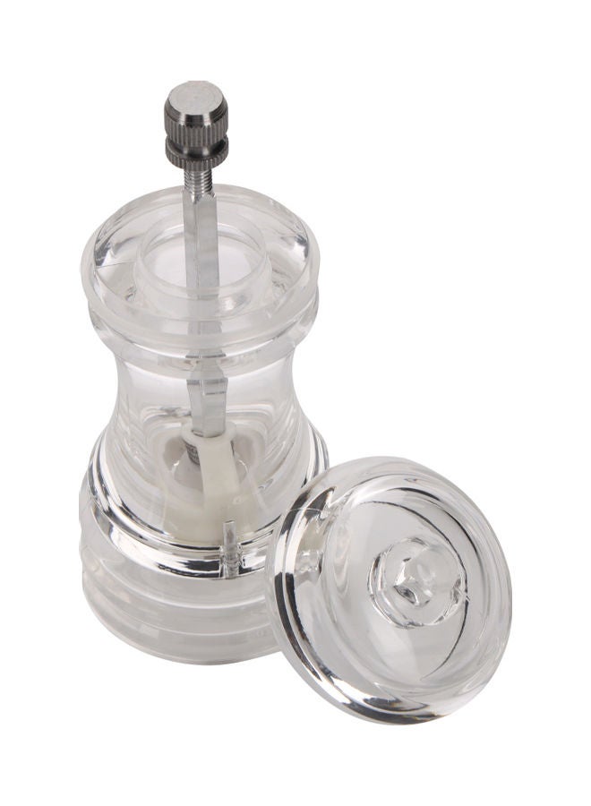 Royalford Acrylic Pepper Mill With Grinder Clear 5.3x5.3x11.5cm - Image 3