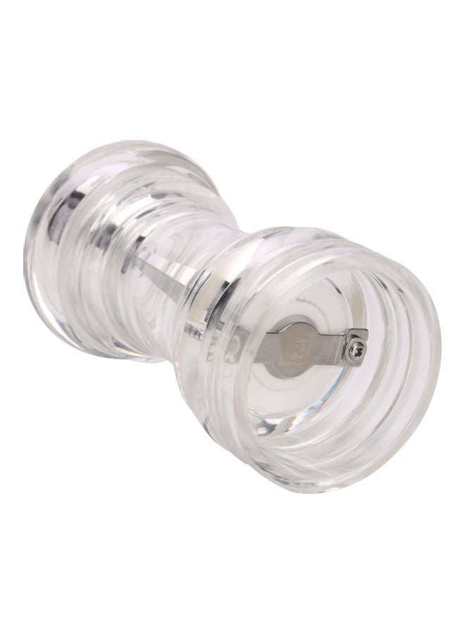 Royalford Acrylic Pepper Mill With Grinder Clear 5.3x5.3x11.5cm - Image 2