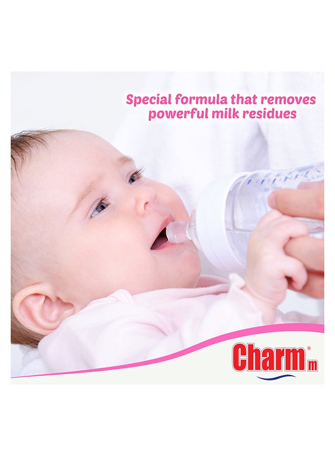 CHARMM Baby Bottle Cleanser, Ideal For Cleaning Baby Bottles, 100% Recycled, Eco-Friendly, Dermatologically Tested 3x750ml - Image 2