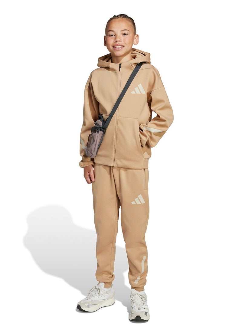 Adidas Z.N.E. Tapered-Leg Tracksuit Bottoms - Image 5