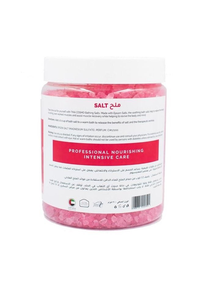 Tina Cosmo Tina Cosmo Dead Sea Salt Rose 1.2kg  - Image 2
