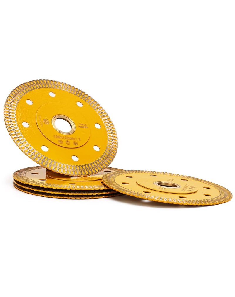 OSTEK 5Pcs/Box 4 Inch Super Thin Porcelain Saw Blade Tile Blades for Cutting Granite Marbles Tiles (4-5pcs)… - Image 1