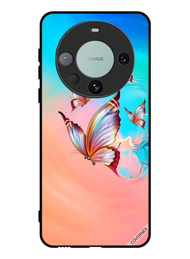 Covernex Protective Case Cover For Huawei Mate 60 Pro Plus Butterflies Flying Over Paint Color - Image 1