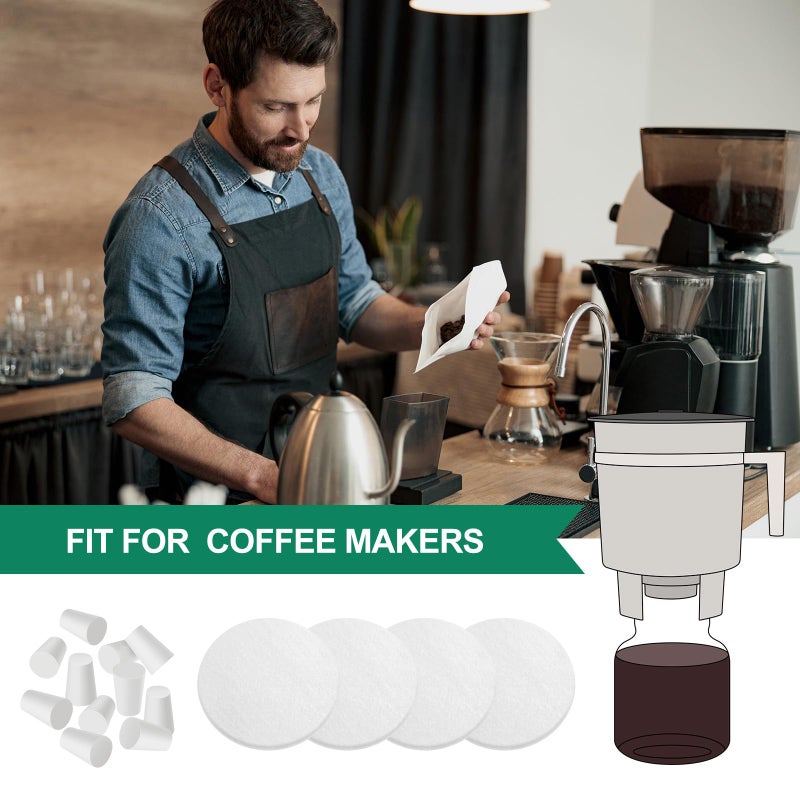 Tondiamo 20 Pack Cold Brew Coffee Filters Include 8 Coffee Filter 12 Reusable Replacement Rubber Stoppers Kit for Cold Brew System - Image 5