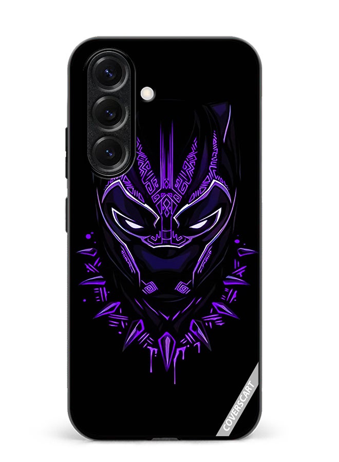 VR CREATIVE Protective Case Cover For Samsung Galaxy S25 Plus Black Panther Design Multicolour