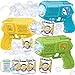 Beria Bubble Guns with Bubble Solution 3 Pack Bubbles Gun Blaster Blower Maker Machine for Boys Girls Birthday Gifts for Ages 3 4 5 6 7 8 Year Old Kid Outdoor Toys for Toddlers Party Wedding - Image 2