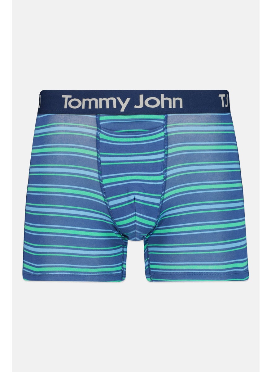 Tommy John - Men 2 Pack 4 inseam Brand Logo Boxer Briefs, Multicolor - Image 1