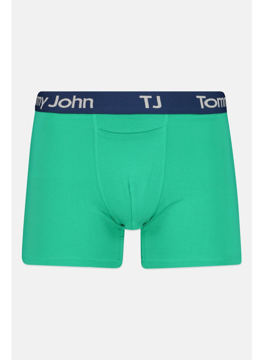 Tommy John - Men 2 Pack 4 inseam Brand Logo Boxer Briefs, Multicolor - Image 1
