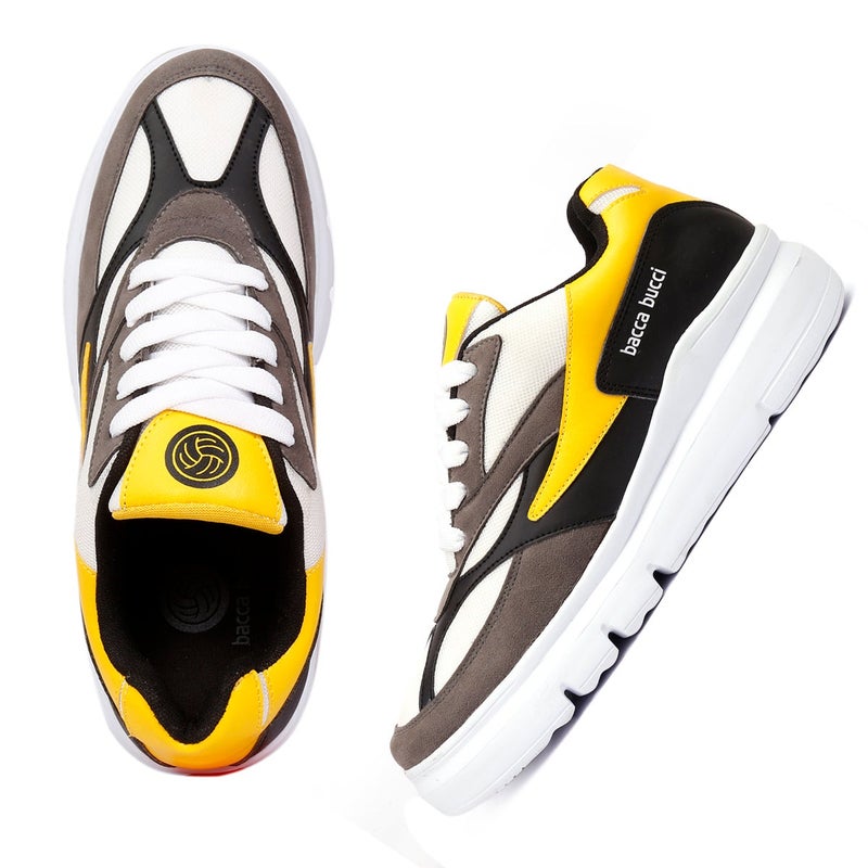 Bacca Bucci Urban Retro Blocked Fashion Sneakers - Image 2
