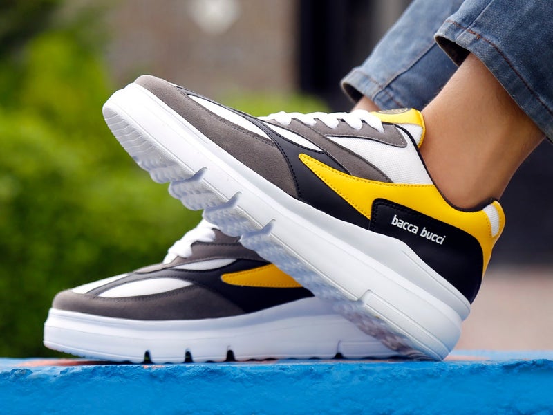 Bacca Bucci Urban Retro Blocked Fashion Sneakers - Image 1