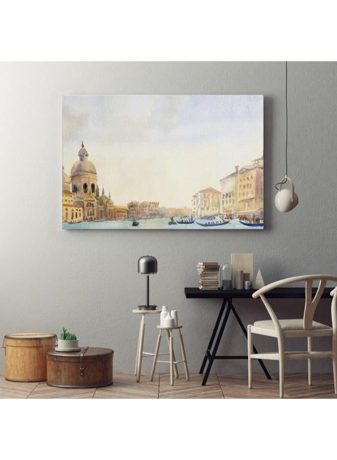 هوم جاليري لوحة فنية جدارية من القماش الكانفاس بطبعات فينيسيا إيطاليا - Image 1