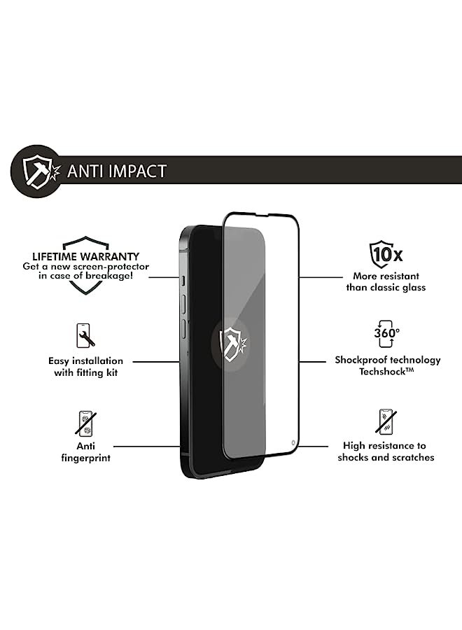 FORCE Glass Iphone 14/13 / 13 Pro 3D Anti Impact Screen Protector - Image 4