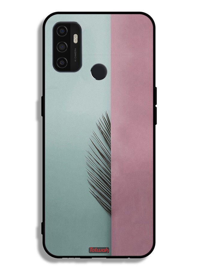 Tolwak غطاء حماية أوبو A53s نصف أوراق - Image 2