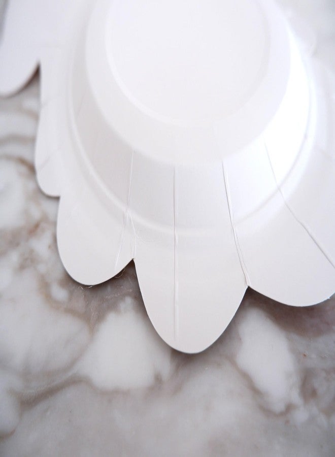 Partay Shenanigans Paper Plates - 24-Count 7.75" x 10.5" Disposable Christmas Party Supply Dessert Plates in Santa Claus Shaped Die-Cut Design - Image 5