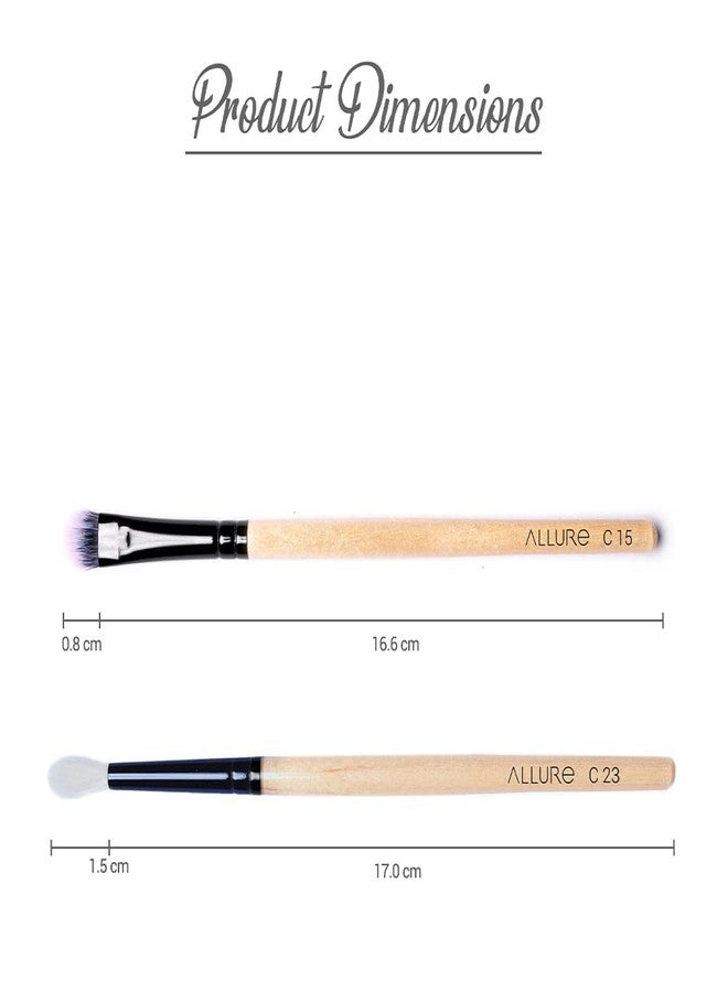 ألور فرشاة ظلال العيون وأداة دمج ظلال العيون من ألور (مجموعة من قطعتين) - Image 3