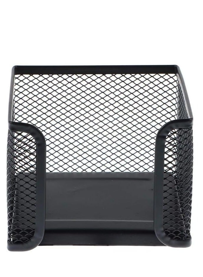 حامل مذكرات معدني شبكي  حامل ورق ملاحظات مربع حامل ملاحظات لاصق منظم مكتب منزلي للمكتب حجم كبير - Image 4