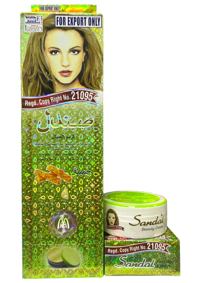 Sandal Skin Whitening Beauty Cream For Glowing And Blemish Removal Skin 30gm (Pack of 7)  - Image 1