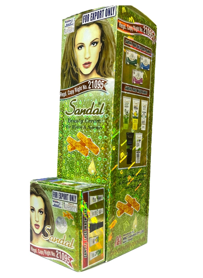 Sandal Skin Whitening Beauty Cream For Glowing And Blemish Removal Skin 30gm (Pack of 7)  - Image 2