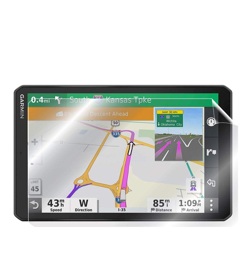IPG For Garmin dezl OTR800 8 inch GPS Truck Navigator Screen Protector Invisible Ultra HD Clear Film Anti Scratch Skin Guard - Smooth/Self-Healing/Bubble -Free for otr800 - Image 2