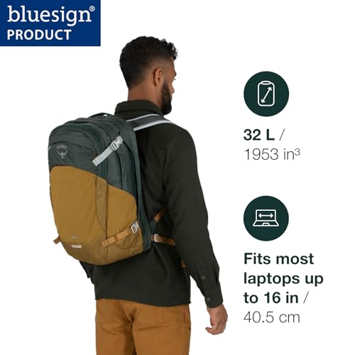 Osprey Nebula Commuter Backpack, Alpaca Tan/Latte Brown Heather - Image 2