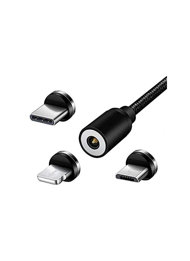 Zaboon - Magnetic Cable For Iphone Micro Usb Type C Mobile Phone Fast Charging Type C Magnet Charger Usb Cable No Data Wire - Image 1