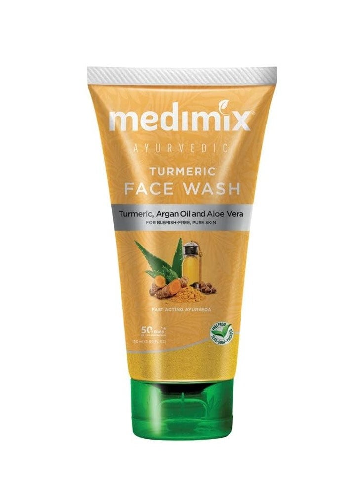 Medimix Turmeric Face Wash 150 ml  - Image 1