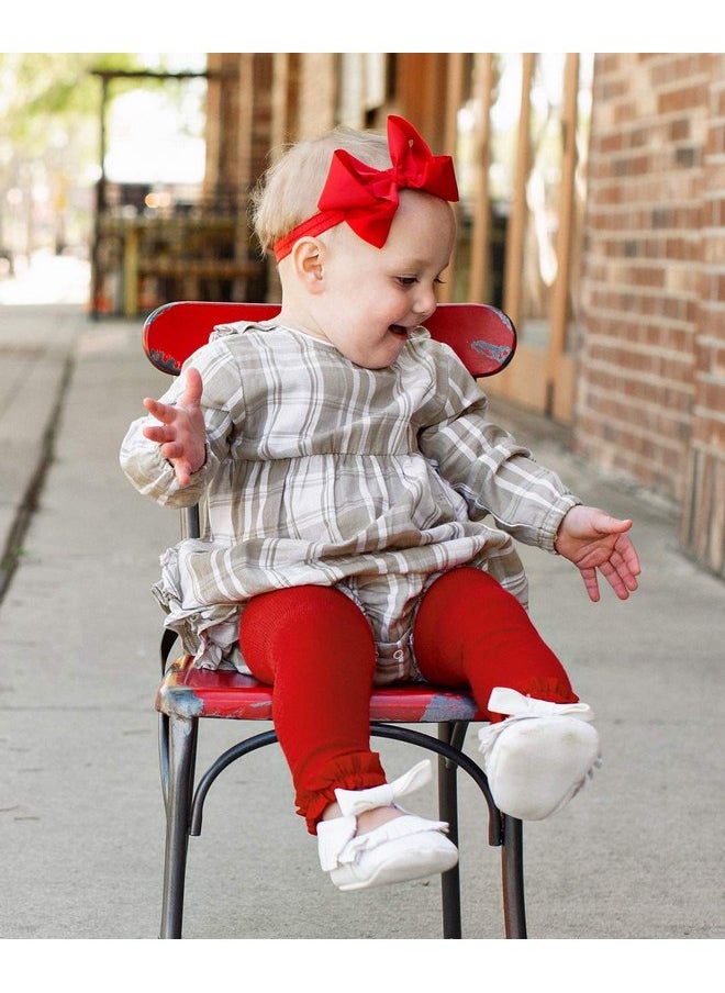 RuffleButts RuffleButts® Girls Red Bow Headband - One Size  - Image 2