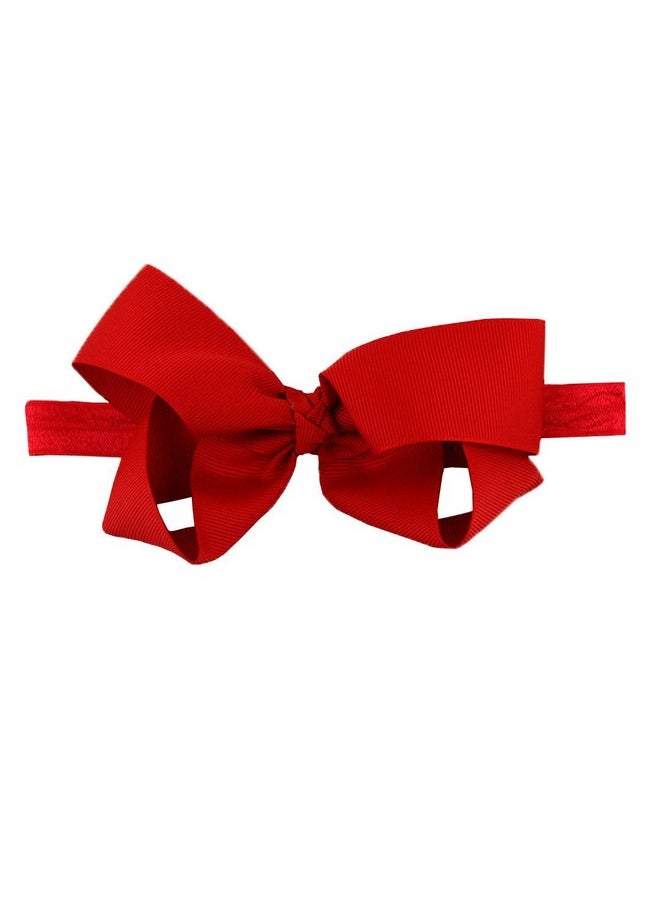 RuffleButts RuffleButts® Girls Red Bow Headband - One Size  - Image 1