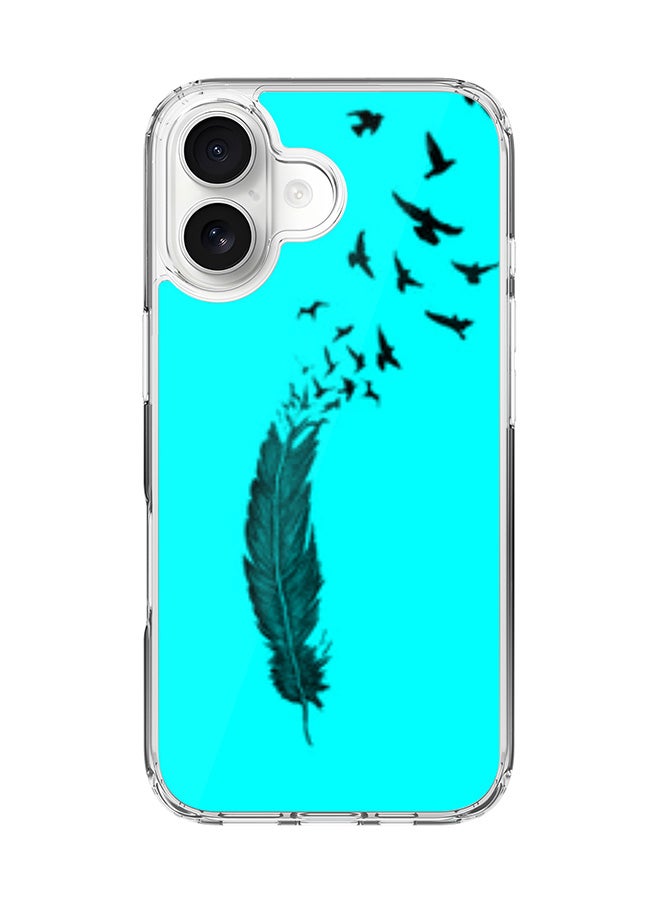 Stylizedd Classic Clear MagSafe Case for iPhone 17 , Hybrid Soft Case Flexible Edges Anti Drop TPU PC Gel Thin Transparent Cover [ Designed for iPhone 17 ] - Birds Of A Feather Full Print