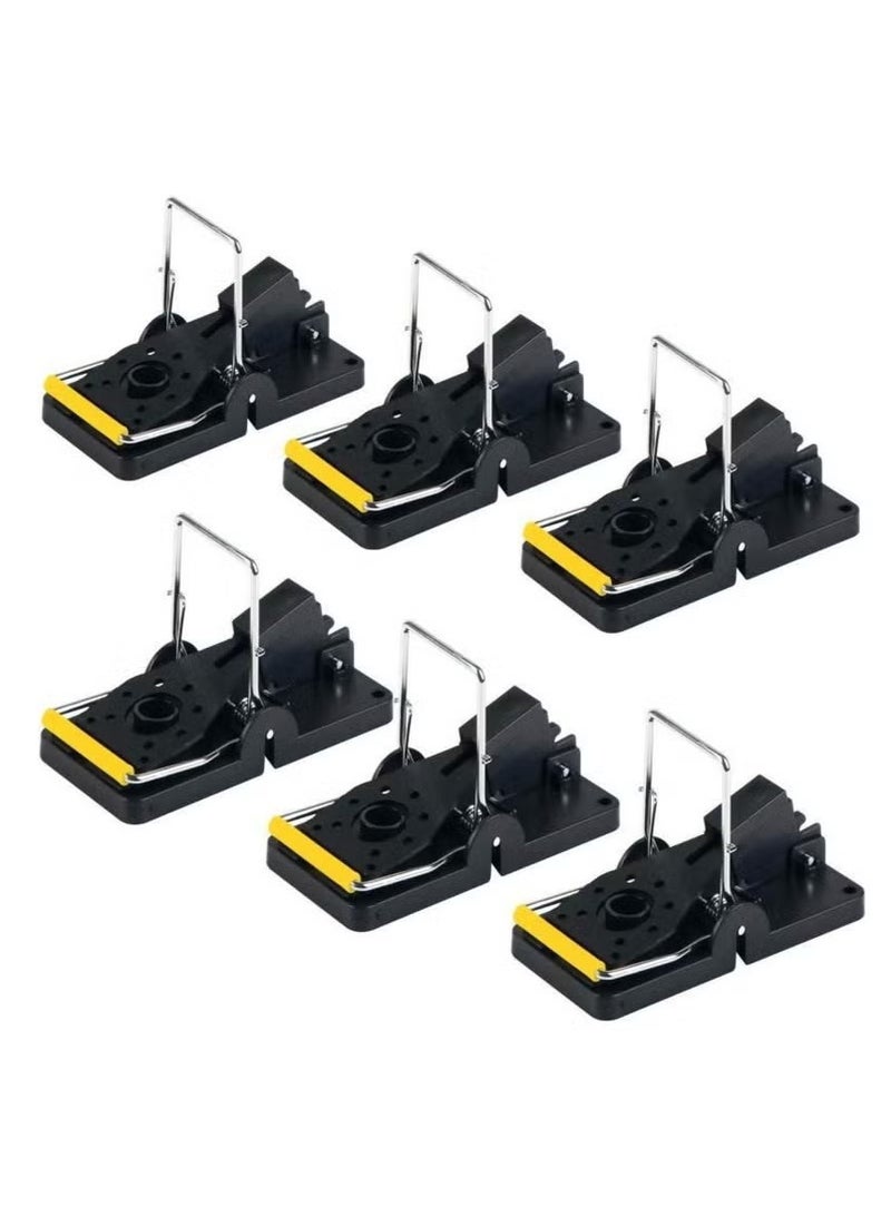 Plastic Household Mousetrap 6 Pack - Image 1