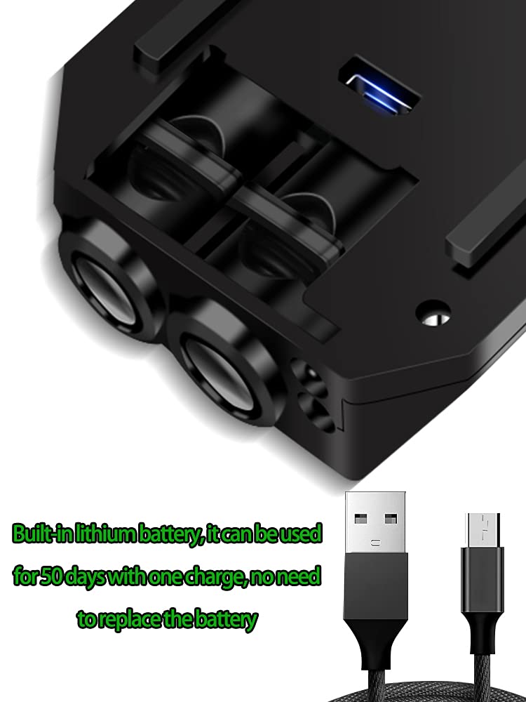LZLRUN Animated Projection Welcome Light, Running Ice Fire Horse Door Welcome LED Light for Car - Image 4