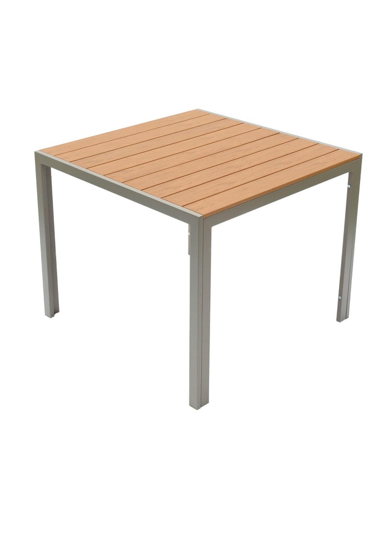 Swin Furniture Swin Aluminum & PVC 4 seater Square Dining Table Set  - Image 3