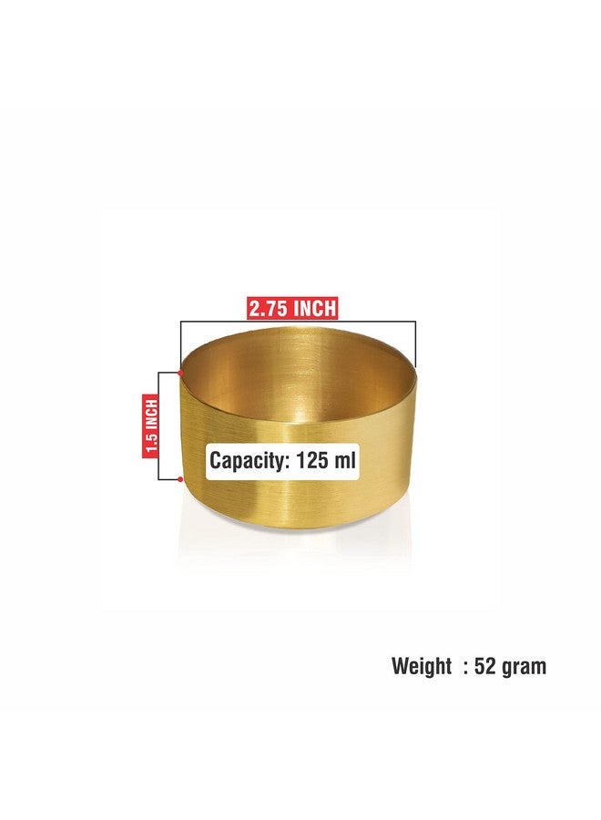 Pure Source India Brass Spice Box Set For Kitchen With Spoon (7 Containers,125 ml Each) with 1 spoon - Image 5