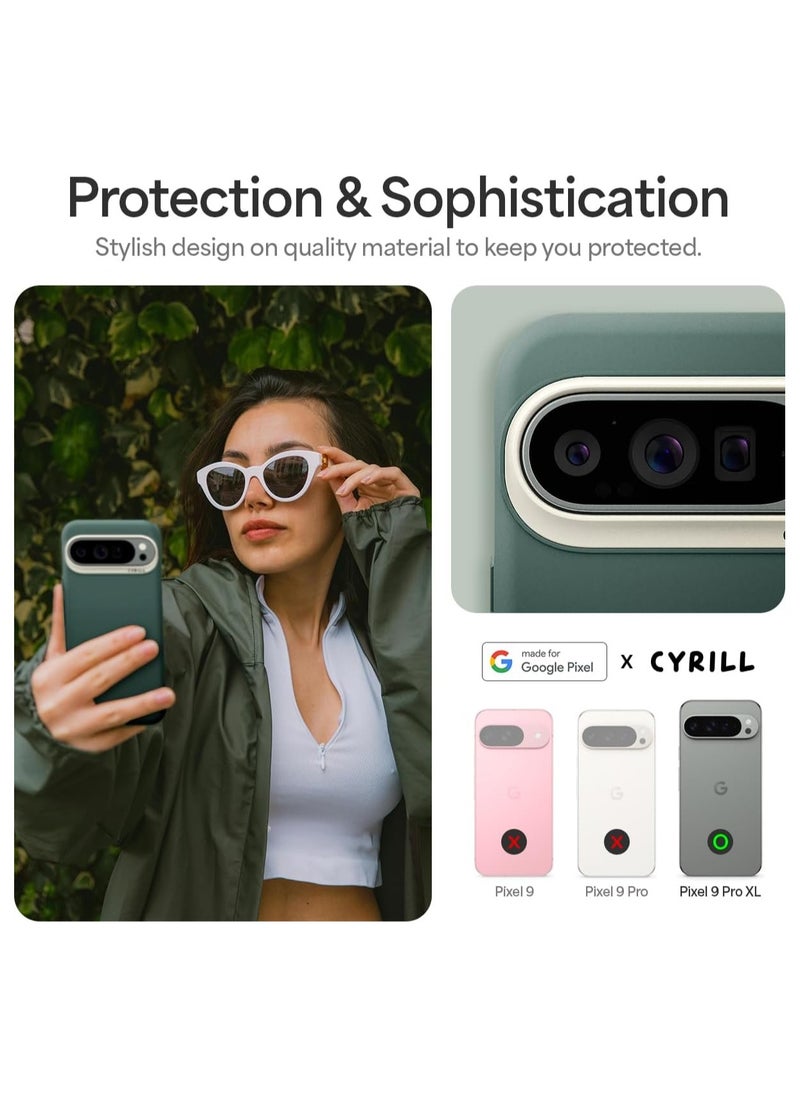 CYRILL Ultra Color Google Pixel 9 Pro XL Case Cover [Shock-Absorbent] - Kale  - Image 3