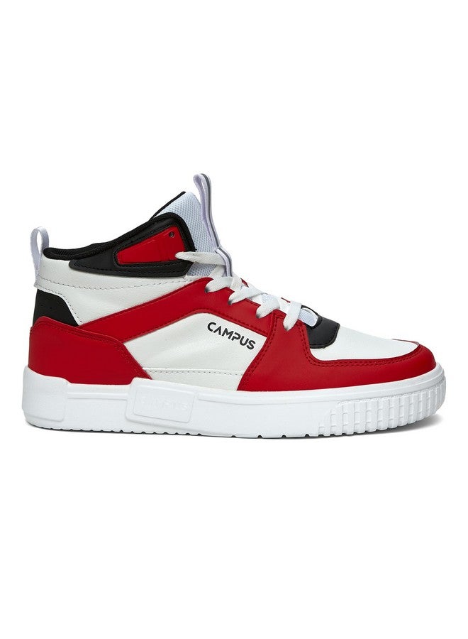Campus Men's OG-22 WHT/RED Sneakers - 7UK/India OG-22 - Image 2