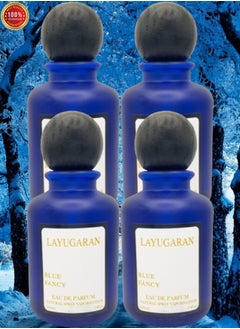 Blue 4 Pieces Layugaran Blue Fancy Perfume 100ml EDP  - Image 1