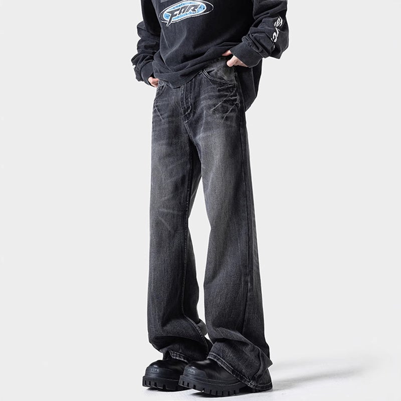 Unisex Classic Denim Jeans Loose Fit Daily Outdoor Wear - Image 5