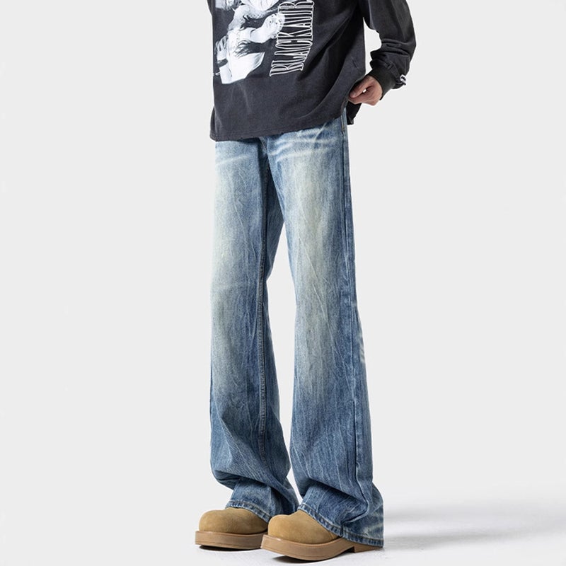 Unisex Classic Denim Jeans Loose Fit Daily Outdoor Wear - Image 4