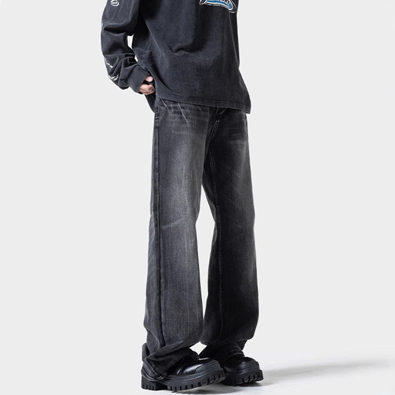 Unisex Classic Denim Jeans Loose Fit Daily Outdoor Wear - Image 3